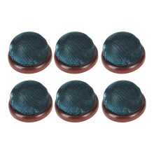 Pincushion Holder with Wooden Base, Mahogany Round Pincushion Retro Style Wooden Base for Sewing Crafting Embroidery, Needle Organizer Accessory for