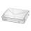 Stackable Container, Snap-Tight Latches, Plastic Storage Bin with Lid for Secure Document Storage, Clear Storage Box, Moisture-Proof Design, See-Throu 2