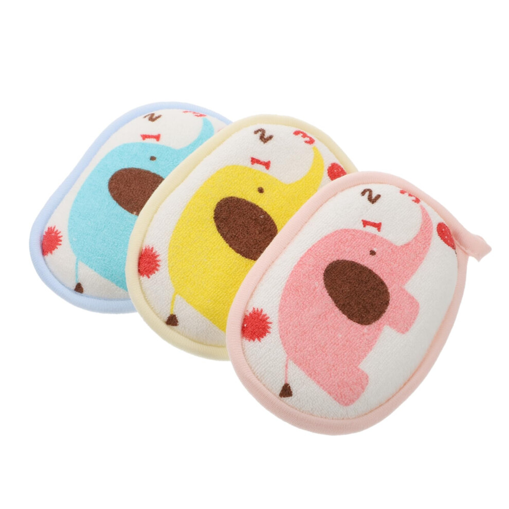 Baby Bath Sponge Set with Adorable Cartoon Design for Gentle Newborn Bathing and Sensitive Skin