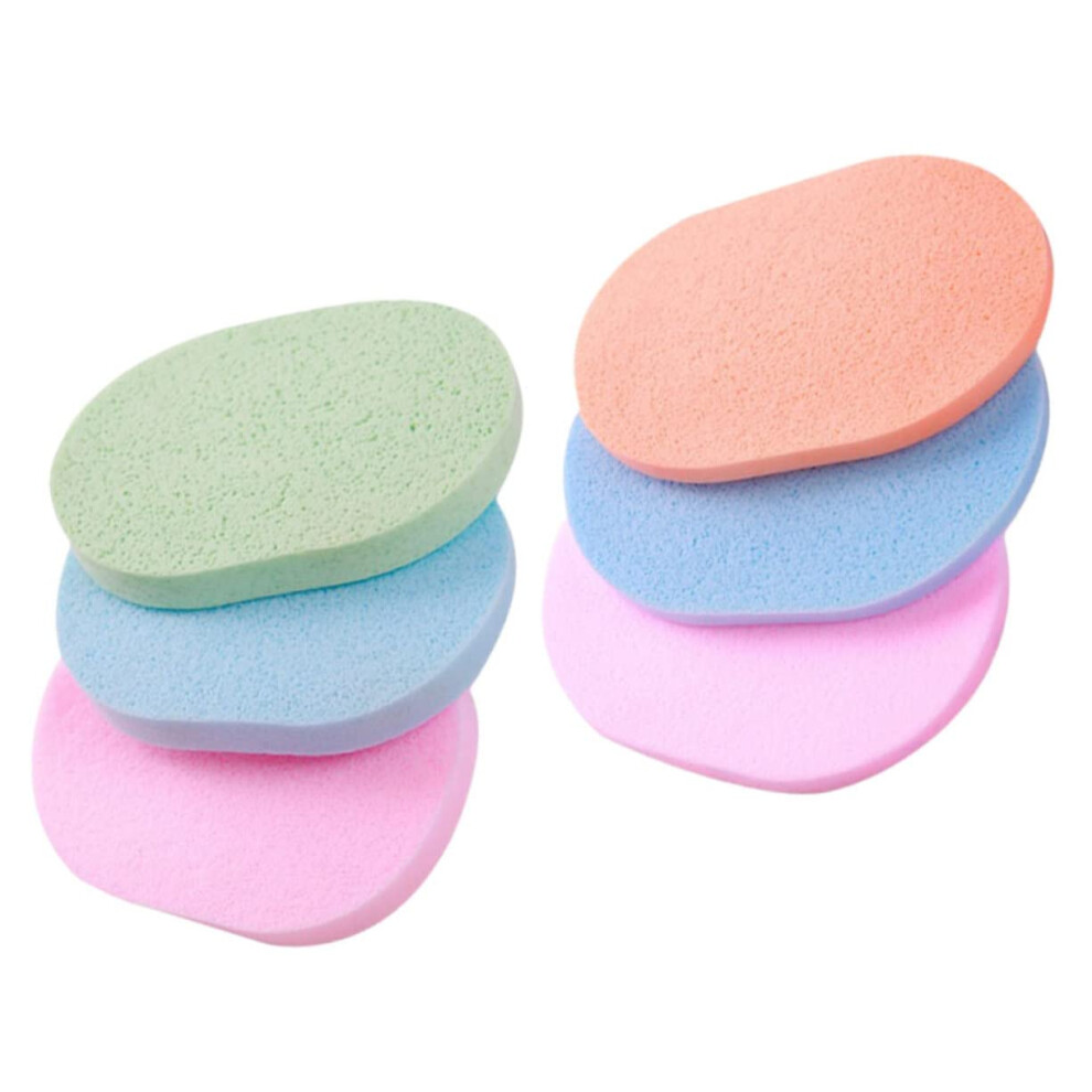 Facial Cleansing Sponge Set for Makeup Removal and Gentle Exfoliation, Compact Reusable Pads