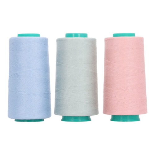 Polyester Sewing Thread Spool, Heavy Duty Sewing Threads Extra Strong Sewing Thread for Garment Construction and Quilting, UV Resistant Thread All