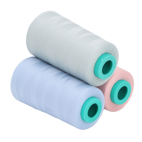 Polyester Sewing Thread Spool, Heavy Duty Sewing Threads Extra Strong Sewing Thread for Garment Construction and Quilting, UV Resistant Thread All 1