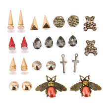Shoe Clip Decorative Accessory, Vintage Golden Insect Decoration Multifunctional Shoe Clip Elegant Design Shiny Shoe Charm for Women Girls, Removable