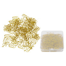 Decorative Metal Paper Clips Love Heart Shaped Premium Stainless Steel Smooth Surface Creative Design Multi Use Accessories