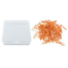 Épingle de sûreté à finition lisse, fil métallique de qualité supérieure, joli motif carotte, robuste, antirouille, antidérapante,