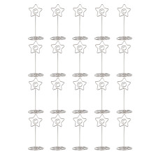 Porte-cartes de table pour mariages, porte-numéros de table, matériau de qualité supérieure, base robuste, multi-usages pour cartes, photos et
