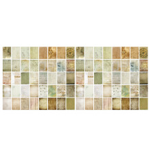 Vintage-scrapbooking-paperia, kaksipuolista decoupage-paperia askarteluun, retrotyylistä hapotonta päiväkirjapaperia scrapbookingiin, roskaa