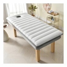 Massage Table Mattress Topper Memory Foam Comfort with Face Hole 4cm Thick Latex Beauty Bed Pad 70x185cm
