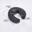 Massage Table Face Cradle with U Shape Pillow, Adjustable Headrest Angle, Stable Aluminum Bracket, Black 5