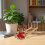 Support Bois Kaki Marionnettes Doigts Design Compact Portable 5