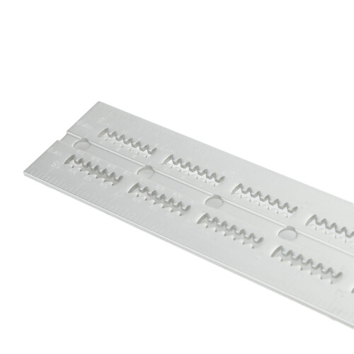 Angle Measuring Woodworking Ruler Serrated Design Adjustable Scale Durable Construction Woodworking Protractor Versatile Design Practical Features 1