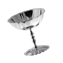 Ice Cream Dessert Bowl Vintage Pattern 304 Stainless Steel for Puddings and Sweets