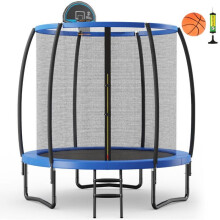 Trampolino da esterno lotto di 1 244 x 244 x 246 cm esperienza di salto elevata