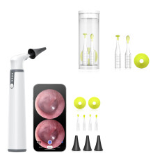 Wireless Otoscope with Gyroscope, Dual View Ear Wax Removal Camera, Smart Ear Health Tool
