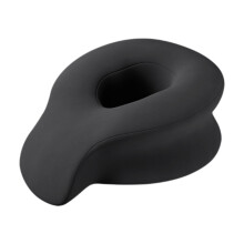 Massage Face Cradle Pillow with Ergonomic Memory Foam, Breathable Washable Cover for Spa Salon Table, Black