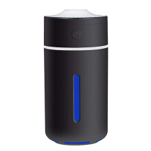 USB Humidifier and Essential Oil Diffuser with Dual Spray Modes, 7Color LED, Auto ShutOff, 230ml