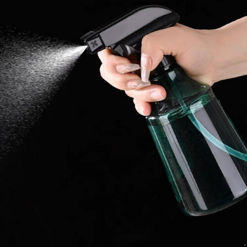 500ml Adjustable Spray Bottle with LeakProof Design for Cleaning Kitchen and Bath Green 1
