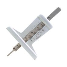 Stainless Steel Tire Tread Depth Gauge with Clear Scale Markings for Universal Car Tire Measurement