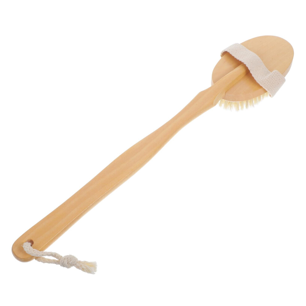 Back Scrubber with Long Handle Soft Bristles for Shower and Back Exfoliating Ergonomic Grip