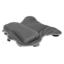 Ergonomic Butterfly Shape Bath Pillow with Six Suction Cups for Spa Tub Head and Neck Support