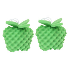 2PCS Fruit Shaped Bath Sponge Shower Pouf for Kids Gentle Skin Exfoliation and Bath Time Fun