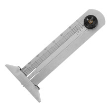 Stainless Steel Tire Tread Depth Gauge Durable Automotive Measuring Tool for Cars