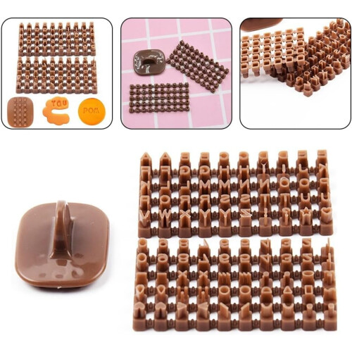 Decorative Printing Stencils with Multiple Design Patterns for DIY Craft and Rustic Brown Finish 2