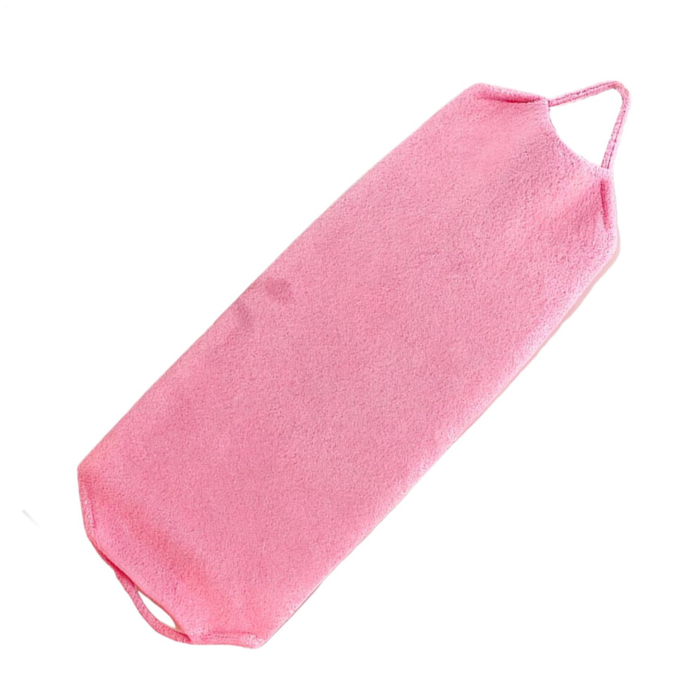 Body Scrub Towel with Handles for Gentle Skin Exfoliation and Easy Back Scrubbing, Durable Washcloth