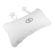 Inflatable Bath Pillow with Ergonomic Neck Support and Suction Cups for Home Hotel Spa Use