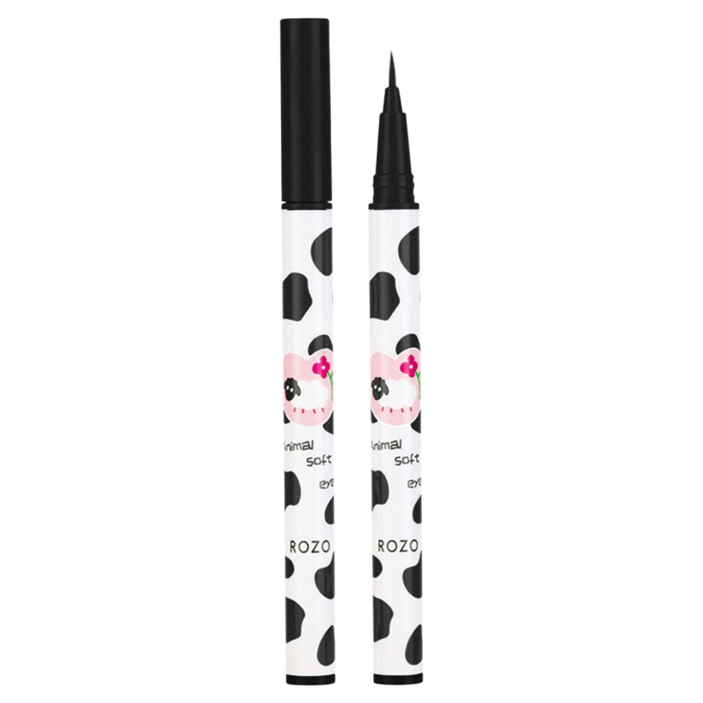 Waterproof Liquid Eyeliner Pen Quick Dry Long Lasting Smudge Proof Precision Brush Tip 2ml