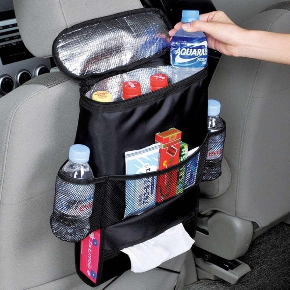 Car Back Seat Organizer With Multi Pockets, Large Capacity Storage Bag Fits Most Vehicles 9365369695832