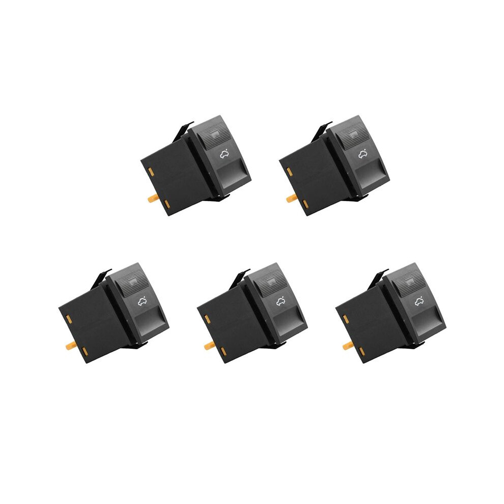 5X 377959831A Trunk Lid Release Button For Gol G3 G4 2000-2008 Black 6134090627695
