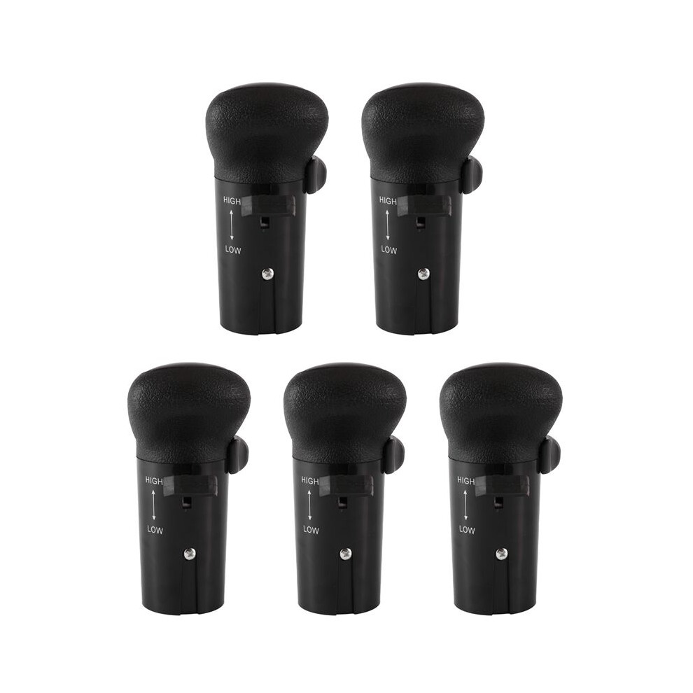 5X For 18 Speed Eaton Fuller Transmissions Gear Shift Knob With Range Selector A6918 Black 6131616644075