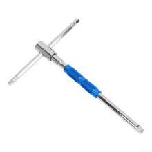 4 in 1 T Handle Socket Wrench with Hex Drive, 360 Rotation, HeatTreated Steel for Fasteners