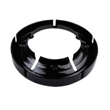 Gas Stove Heat Energy Saver Enamel Windproof Hood Cover with Four Slots for Home and Restaurant