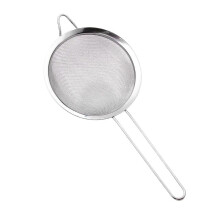 Stainless Steel Slotted Spoon Strainer 12cm Heat Resistant Easy Clean Ultra Fine Mesh Skimmer