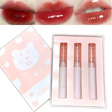 Matte Liquid Lipstick Set 3 Colors with Hydrating LongLasting Finish Lip Gloss Gift Set for Women