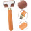 Printmaking Roller with Smooth Ink Distribution, Rubber Brayer with Ergonomic Wood Handle for DIY 2