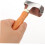 Printmaking Roller with Smooth Ink Distribution, Rubber Brayer with Ergonomic Wood Handle for DIY 3
