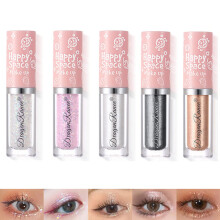 Liquid Glitter Eyeshadow Set 5 Colors Waterproof Long Lasting Metallic Shimmer Quick Dry Eye Makeup