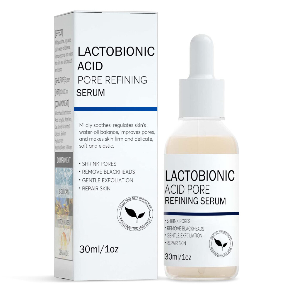 Pore Minimizer Serum for Sensitive Skin with Instant Tightening and Gentle Vegan Exfoliation