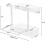 Kitchen Cabinet Organizer Rack with Removable Shelves for Space Saving and Cooking Storage 4