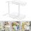 Kitchen Cabinet Organizer Rack with Removable Shelves for Space Saving and Cooking Storage 2