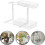 Kitchen Cabinet Organizer Rack with Removable Shelves for Space Saving and Cooking Storage 3