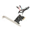 PCIE X1 Power Reset Switch Card for PC Desktop, BT Remote Control 12