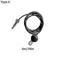 (TypeC-2M)2m-5m Gym Cable Wire Rope Heavy Duty Steel Replacement Parts For Home Gym Fitness Cable Pulley Accessories Dia 5mm