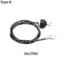(TypeB-2M)2m-5m Gym Cable Wire Rope Heavy Duty Steel Replacement Parts For Home Gym Fitness Cable Pulley Accessories Dia 5mm