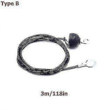 (TypeB-3M)2m-5m Gym Cable Wire Rope Heavy Duty Steel Replacement Parts For Home Gym Fitness Cable Pulley Accessories Dia 5mm