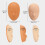 Tattoo Practice Skin Silicone Mannequin Head Kit with Realistic Texture and Replaceable Skins 2