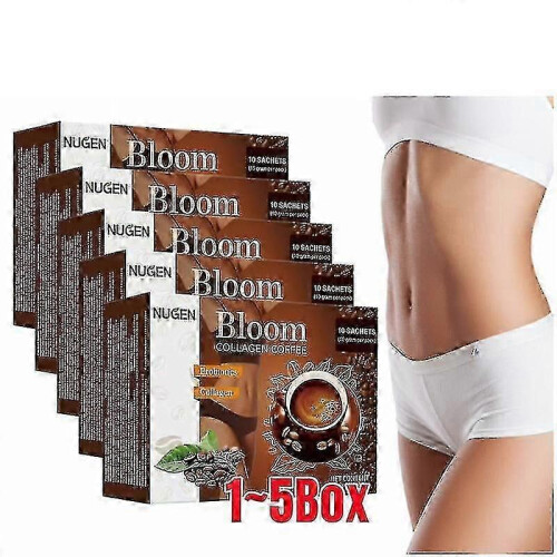 5box Nugen Bloom Collagen Coffee -pure Organic Coffee